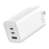 VENTION 65W GaN充電器 急速充電 3ポート（USB-C×2 + USB-A×1）PD3.0 PPS コンセント ノートPC タブレット スマホ 同時充電 Type-C ACアダプター コンパクト ホワイト