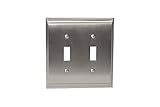 Amerock BP36501G10 Candler 2 Toggle Wallplate, Satin Nickel [並行輸入品]
