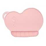 Ueasy ランチョンマット 子供用 食べこぼし キャッチ ポケット付 シリコン製 吸盤付き すべり防止 ベビー テーブルマット 食事マット 全四色 (ピンク)