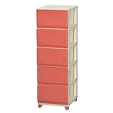 JEJ デコニー チェスト 5段 ピンク DCN-5IVPI