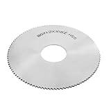 uxcell チップソー　丸ノコ　スリッターのこぎり　ミルカッター　チップソー　丸ノコ　丸ノコ　108歯　HSS　80 x 1.2x 22mm