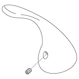 Peerless RP28970 Single Metal Lever Handle Kit with Set Screw, Chrome [並行輸入品]