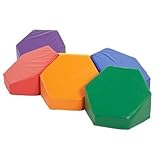 ECR4Kids SoftZone Steady Stepping Stones, 6 Piece, Multi-Color [並行輸入品]