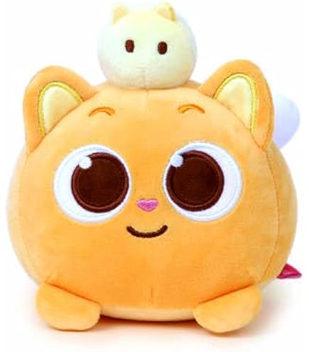 Amazon.co.jp: Pinkfong ニニモ ぬいぐるみ, オレンジ色, 大きな目の