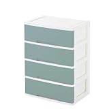収納ケース 衣装ケース チェスト ワイド 大容量 幅60cm 日本製 引き出し収納 キャスター付き プラスチック タンス クローゼット収納 押入れ収納 衣類収納 3段 4段 5段 6段 グリーンパル (ミントブルー, ワイド4段)