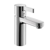 Hansgrohe 4531000 Metris S Single Hole Bathroom Faucet with Quick Clean Technology, Chrome [並行輸入品]
