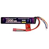 電動ガン用 リポバッテリー 11.1V Lipo 1200mAh 3S 20C リポバッテリー エアガン用 Deans プラグ付き