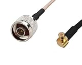 DHT Electronics RF同軸同軸ケーブルアセンブリNオスto MCXオス右角度6 "