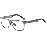 ブルーライトカット メガネ パソコン用 ビジネス軽量 UV 軽量 度なし おしゃれ メンズ グレー