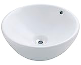 MR Direct V2200-W White Porcelain Vessel Lavatory Sink [並行輸入品]