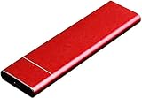 超高速外付けSSD、ポータブルモバイルソリッドステートドライブ、コンピューター、携帯電話に最適 (Red,1TB)