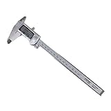 Capri Tools CP20002 Platinum Series Fractional Digital Caliper with Extra Large LCD Screen, 8-Inch [
