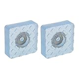 uxcell ゴム足 フロアプロテクター 挿入物金属 アンチスクラッチ 家具 床 保護装置 30×30mm 2個入り