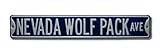 Nevada Wolf Pack AVE STREET SIGN