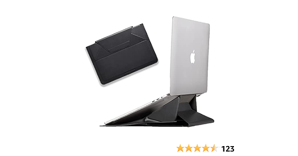 Amazon Co Jp Moft ノートパソコンスタンド Pcスタンド Pcケース キャリーケース スタンディングデスク 角度調整 スタンディングデスク 軽量 Macbook デスク 薄型 軽量 12 13インチ ブラック 文房具 オフィス用品