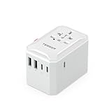 海外 変換プラグ 全世界対応 30W旅行用 海外コンセント 1つUSB-Cと4つUSB-Aポート付き C/O/BF/Aタイプ付き TESSAN 海外変換器 マルチ変換プラグ ヨーロッパ/韓国/オーストラリア/イギリス/アメリカ/中国などの国に対応