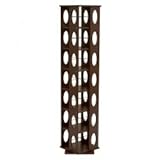 回転ラック 収納家具 MUD-6101DBR 4934257224000 ダークブラウン 代引き不可 主材：MDF