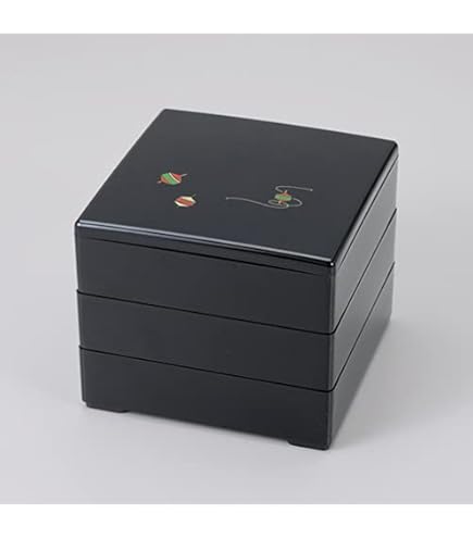 Amazon｜Sabu わだんむすび 抗菌3段重 ブラック 2610mL 369414｜重箱