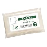OPP袋 40x80mmサイズステッカー・カード対応 スリーブ テープなし 国産 42x82mm 100枚 S4.2-8.2