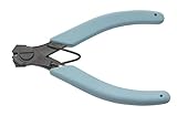 Xcelite 134CG Hard Wire Cutter, Transverse End Cutter, Flush Jaw 5.45" Length, 9/16" Jaw Length, Blu