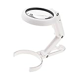 B Baosity 全２種類　手持ちルーペ　 スタンド拡大鏡　 LEDライト付 　読書ルーペ　虫眼鏡 　 - ５-11倍