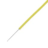 協和ハーモネット 耐熱通信機器用ビニル電線 黄 10m H-PVC 0.65mm 10m<YL>