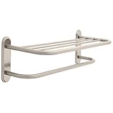 Franklin Brass 2790SN Bath Hardware Accessory 24-Inch Towel Shelf with Beveled Flanges [並行輸入品]