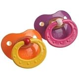 Nuk Juicy Orthodontic Pacifier - 18-36 Months - Multicolor - 2 Count (Pack of 4) by NUK [並行輸入品]