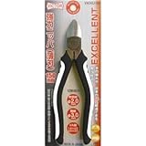 (業務用10個セット) ビクター EX 強力ニッパー （薄刃/プロ向け） VKNU150 150mm ホワイト＆ブラック 日本製