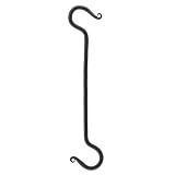HomArt Forged IronリンクSフック – 12 in (アンティークブラック) 3167-2