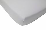 Jollein Fitted Sheet Cotton (40 x 80 cm, Grey) by Jollein