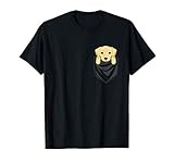 ポケットグラフィックラブラドール・レトリバー犬 Tシャツ