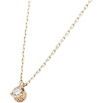 Amazon | [アガット] K18ダイヤモンドネックレス（0.1ct） ホワイト 