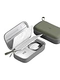 Hagibis Electronics オーガナイザー トラベルケース Mac Mini M4/M4 Pro 2024用 ポータブル 防水 キャリーケース ケーブル 充電器 ドッキングステーション パワーバンク SDカード マウス USBフラッシュディスク用 (グリーン)