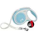 フレキシリード (flexi) 伸縮リード ニューコンフォート テープM(25kg未満) 5m ライトブルー [犬用リード] 日本正規品