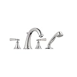 Grohe K25073-18087-EN0 Kensington Roman Tub Filler Deck Mount Kit, Brushed Nickel [並行輸入品]
