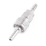 uxcell クイックカプラーセット 空気圧　SH20 + PH20 金属　シルバートーン