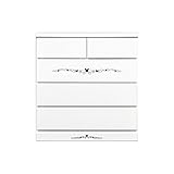 アルファタカバ ディズニー家具キッズチェストミッキーチェスト 75cm幅4段カーム(ホワイト)