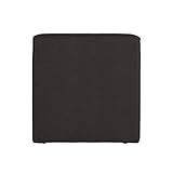 arne スツール 1人掛け チェアー ソファ 腰掛け 椅子 背もたれ無し Cube’s H66 合皮ダークブラウン 合皮レザー 合成皮革