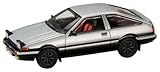 HJ64 1/64 トヨタ スプリンター トレノ GT APEX (AE86) JDM Style シルバー/ブラック 完成品