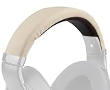 SOULWIT ヘッドバンド ヘッドホン バンド for Sennheiser HD579/HD595/HD595SE/HD598/HD598SE/HD598CS/HD598SR/HD599/HD599SE 用 headband クッション 交換 パッド キット カバー 互換性 ヘッドストラップ 修理 パーツ 簡単なDIY取り付け - ベージュ