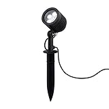 タカショー　スポットライト（100V）　シンプルLED　アップライト（LED色：白）　5型　●61781400　HFE-W11K ブラック