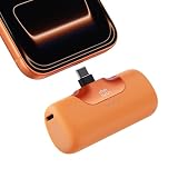 iWALK モバイルバッテリー USB-C Type-C 直挿し 5500mAh 最大22.5W 急速充電 ケーブル不要 LED残量表示 小型 軽量 iPhone 17/16/15・Android対応 LinkPod 5 オレンジ