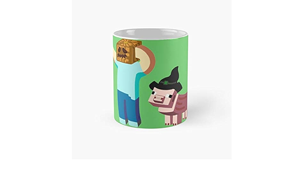 Amazon Co Jp Pig Steve Minecraft Minecrafthalloween ハロウィン 魔女 豚肉 魔女 かぼちゃ パンプキンヘッド パンプキンヘッド パンプキンヘッド パンプキン マインクラフト グリーンマインクラフトスティーブ Minecraftpig 110z マグカップ ホーム キッチン
