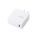 エレコム AC充電器/2.4A出力/Type-Cメス1ポート/ホワイト