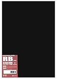 オリオン ブラックボード イラストボード 厚さ２㎜ 10枚入り 表面芯材黒 黒台紙 模型材料 RB (Ａ４（297㎜×210㎜）)