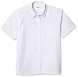 [トンボ学生服] 高機能定番スクールシャツ 快適清潔 半袖 T-12-16 ガールズ 白 日本 L (日本サイズL相当)