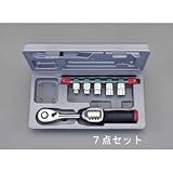 エスコ １７－８５Ｎｍ１／２”ｓｑ［デジタル］トルクレンチセット EA723J-6