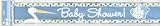 Baby Shower Foil Banner Blue by Unique Party
