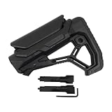 ChaosAirsoft FAB Defense GL-CORE CPタイプ AR15/M4系エアガン用ストック チークレスト調整可能 (ブラック BK)